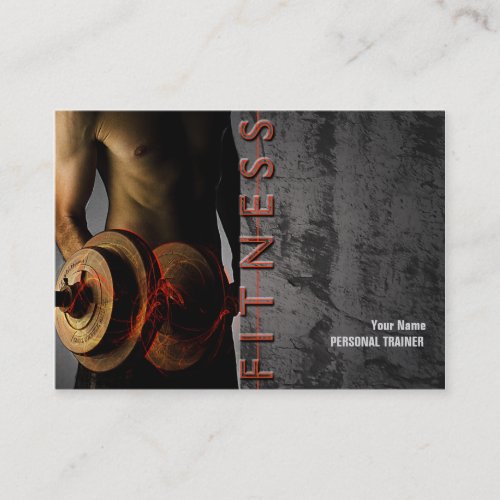 Weight Training - Business- / Schedule Card Business Card