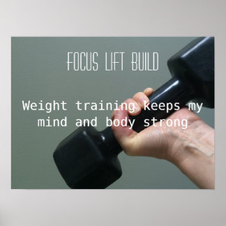 Weight Training Focus Poster
