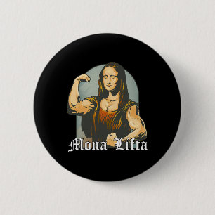 Weight Training Parody Fitness Bodybuilding Art Mo Button