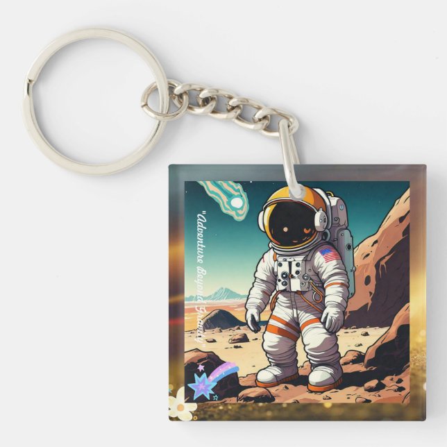 "Weightless Wonders" Keychain (Front)