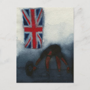 Weightlifter 2010 postcard