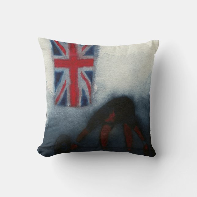 Weightlifter 2010 throw pillow (Front)
