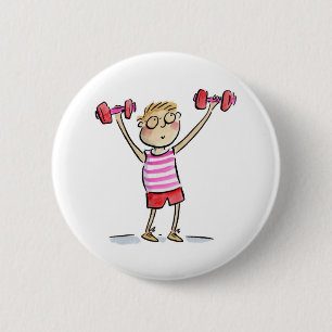 Weightlifter Button