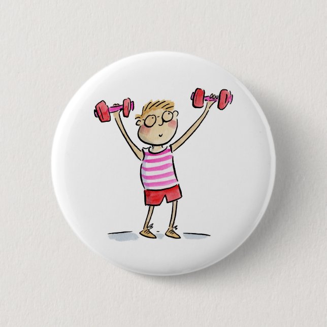 Weightlifter Button (Front)