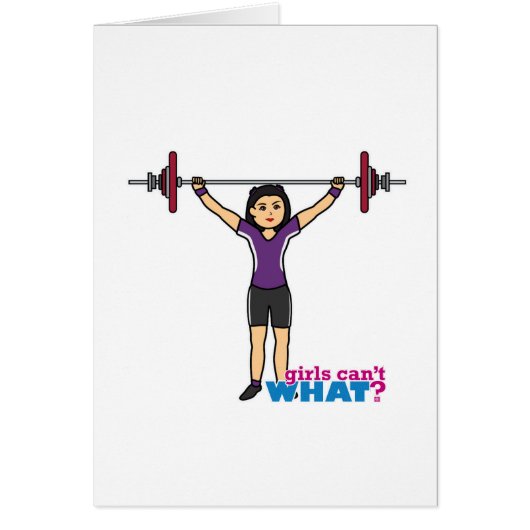 Weightlifter Girl - Medium Cards (Front)