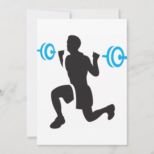 Weightlifter Invitations