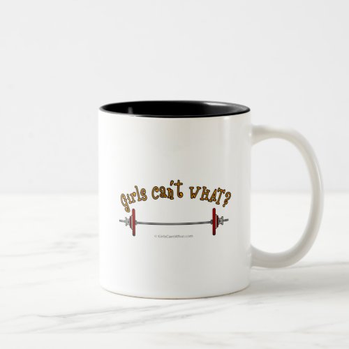 Weightlifting _ Barbell Two_Tone Coffee Mug