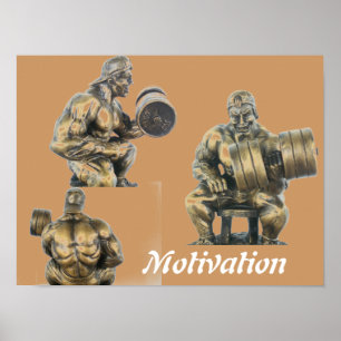Weightlifting Bodybuilder Poster