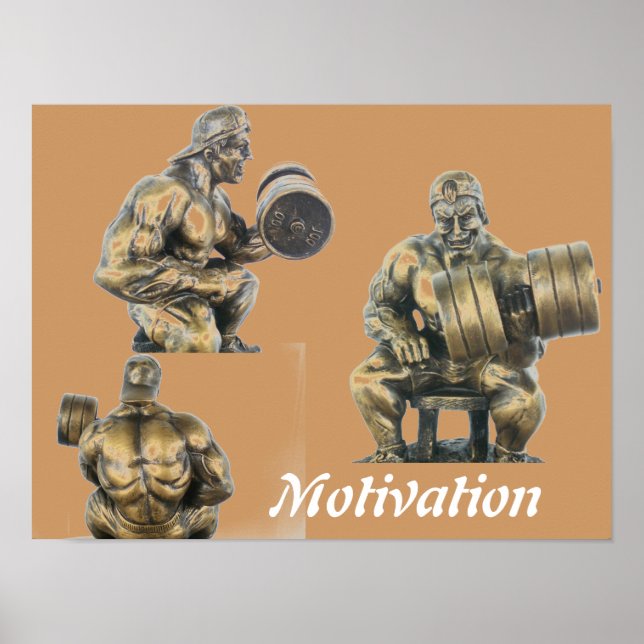 Weightlifting Bodybuilder Poster (Front)