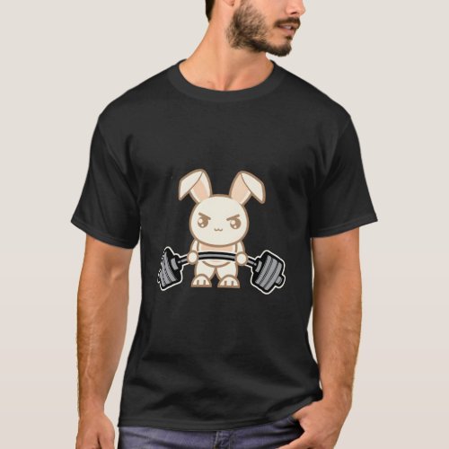 Weightlifting Bunny Coon Deadlift Gym T_Shirt