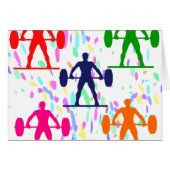 WEIGHTLIFTING CARDS (Front Horizontal)