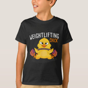 Weightlifting Chick Bodybuilding Workout Gym Women T-Shirt
