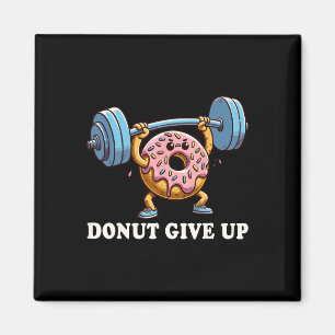 Weightlifting - Funny Fitness Workout Gym Donut Lo Magnet