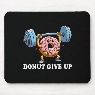 Weightlifting - Funny Fitness Workout Gym Donut Lo Mouse Pad