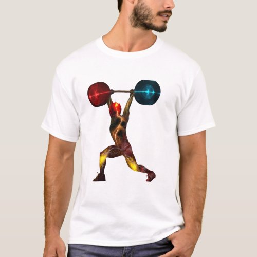 weightlifting healthy life style T_Shirt