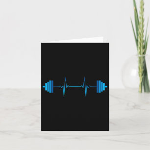 Weightlifting Heartbeat - Bodybuilding  Card