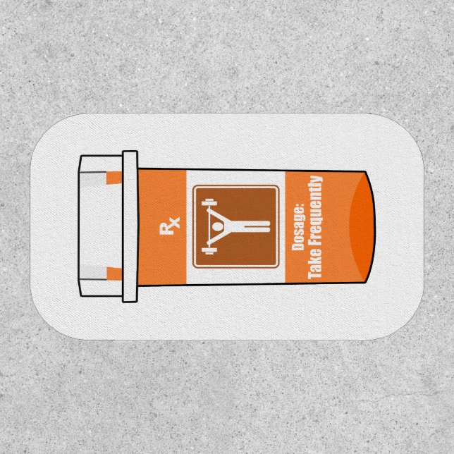 Weightlifting Is My Drug Patch (Front)