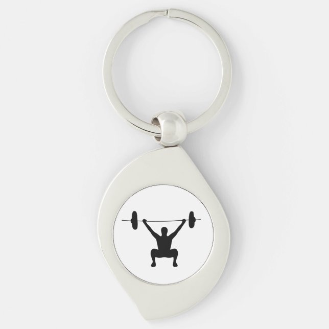 Weightlifting Keychain (Front)