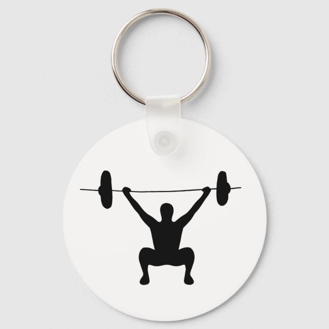 Weightlifting Keychain (Front)