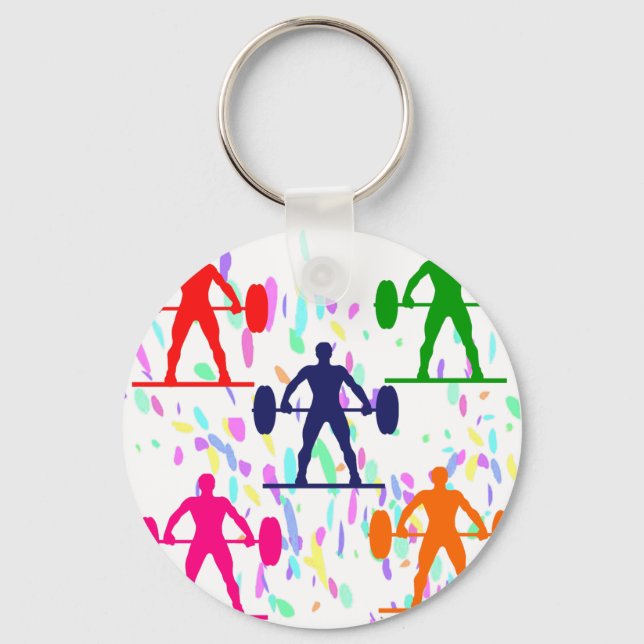 WEIGHTLIFTING KEYCHAIN (Front)