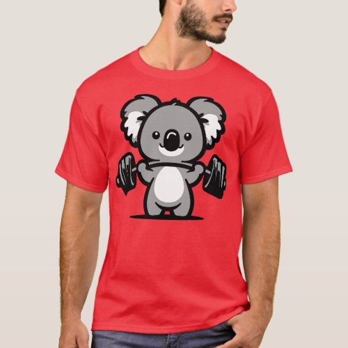 Weightlifting Koala T_Shirt