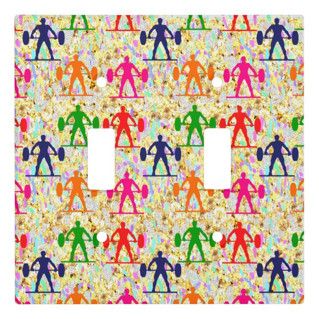 Weightlifting    light switch cover (Front)