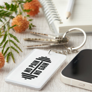 Weightlifting Motivational Keychain