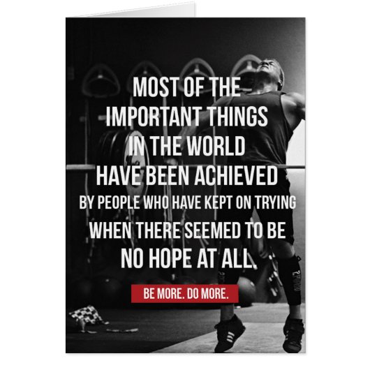 Weightlifting Motivational Words - Workout (Front)