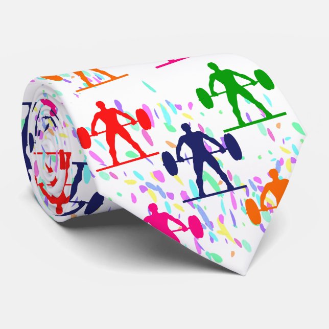 WEIGHTLIFTING NECK TIE (Rolled)