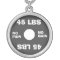 Weightlifting No Pain No Gain Necklace