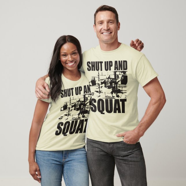 Weightlifting - Old School Squat T-Shirt (Unisex)