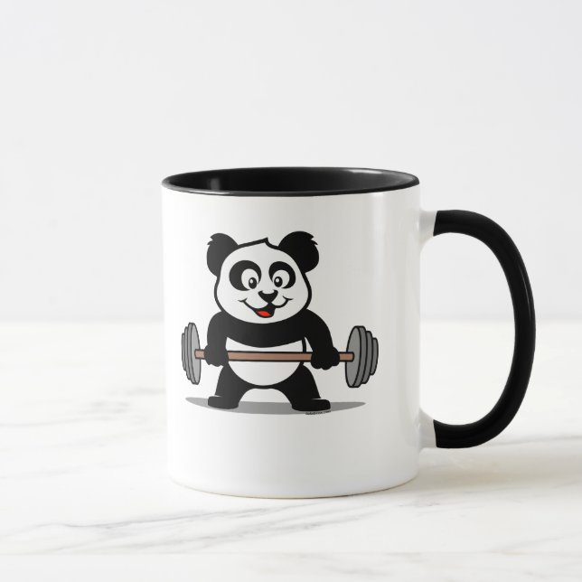 Weightlifting Panda Mug (Right)