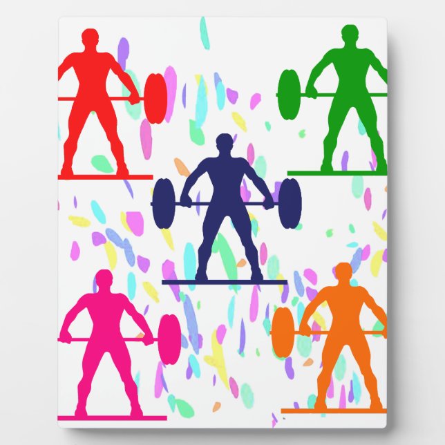 WEIGHTLIFTING PLAQUE (Front)