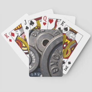 Weightlifting Plates Poker Cards