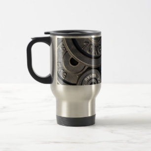 Weightlifting Plates Travel Mug