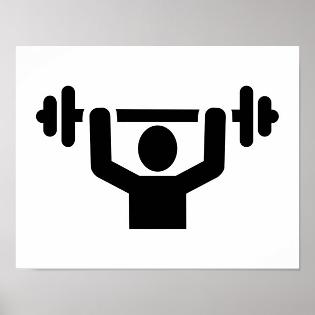 Weightlifting powerlifting poster (Front)