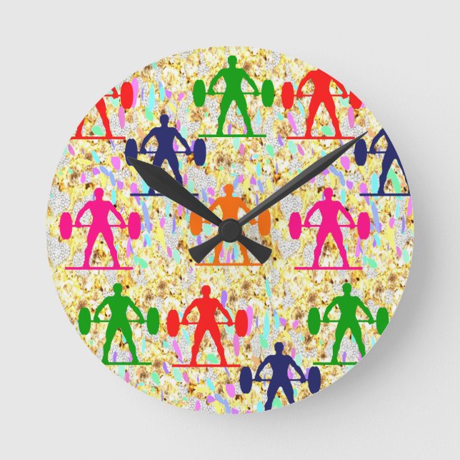 Weightlifting  round clock (Front)