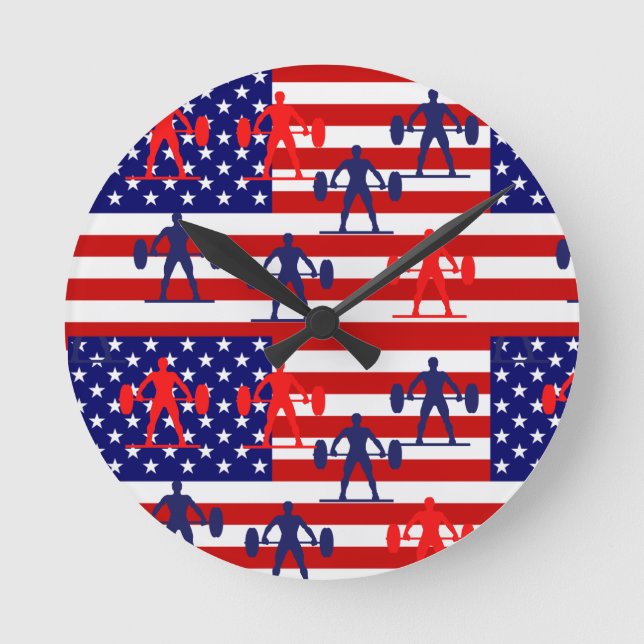 WEIGHTLIFTING    ROUND CLOCK (Front)