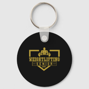 Weightlifting Senior 2025 Cl Of 2025 Graduation Id Keychain