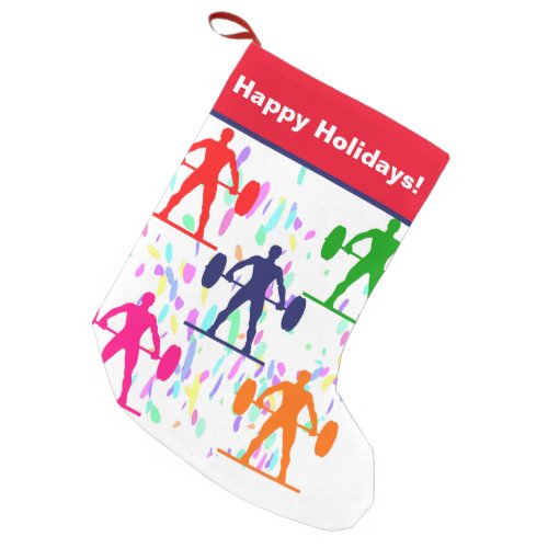 WEIGHTLIFTING  SMALL CHRISTMAS STOCKING