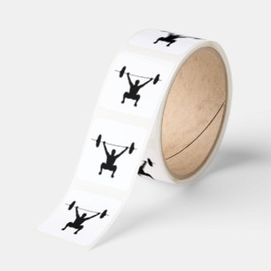 Weightlifting Square Sticker