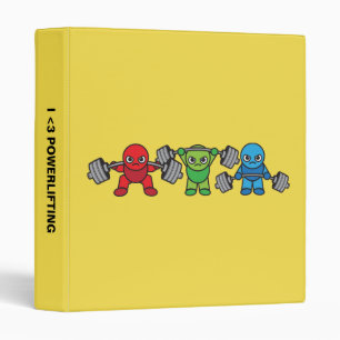 Weightlifting - Squat, Press, Deadlift - Kawaii Binder