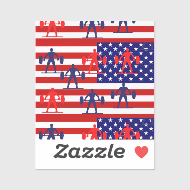 WEIGHTLIFTING  STICKER (Sheet)