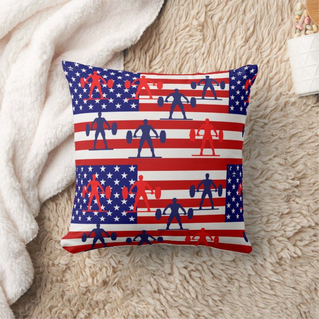 WEIGHTLIFTING   THROW PILLOW (Blanket)