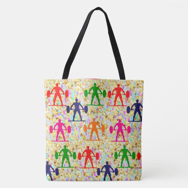 Weightlifting Tote Bag (Front)