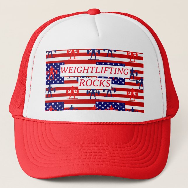 WEIGHTLIFTING  TRUCKER HAT (Front)