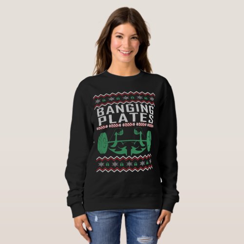 Weightlifting Ugly Christmas Sweater