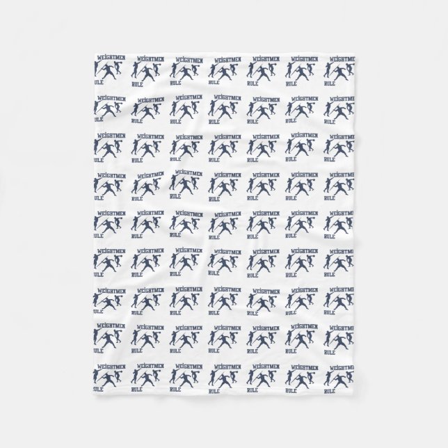 Weightmen Rule Fleece Blanket (Front)