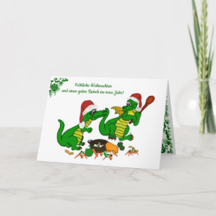 Weihnachts Drachen , auf Deutsch Holiday Card