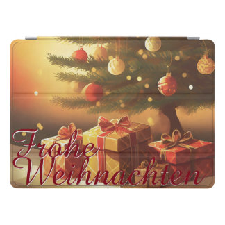 Weihnachtsbaum mit goldenen Geschenken iPad Pro Cover